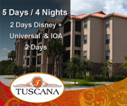 Disney World & Universal Studios Vacations at Tuscana Resort
